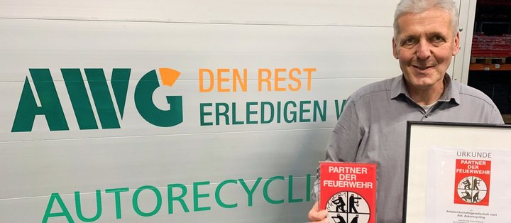 Dirk Matychowiak, langjähriger Betriebsleiter des AWG-Autorecyclings.